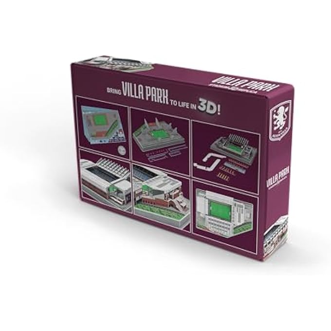 3D JIGSAW PUZZLE OF VILLA PARK STADIUM - 100 PIECES | HOME OF ASTON VILLA| ENGLISH PREMIER LEAGUE GIFTS FOR AGE 7+ - Image 2